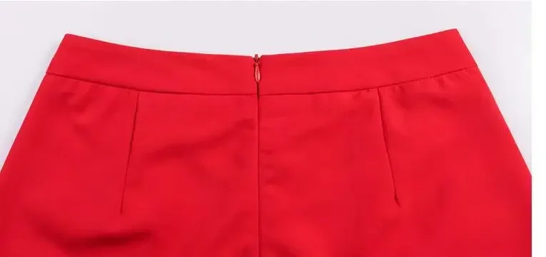 Summer Spring 2023 Women Woman High Waist Red Black White Wide Leg Shorts , Korean Female Womens 3xl Casual Shorts