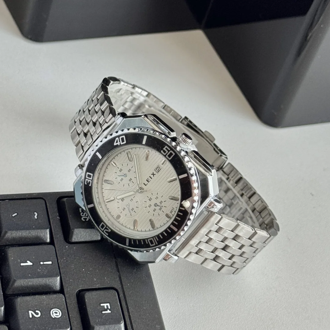 ساعات الأعمال الجديدة للرجال الفولاذ المقاوم للصدأ ساعة اليد عيد الحب الذكور ساعة كوارتز للرجل ساعة relogio masculino reloj hombre