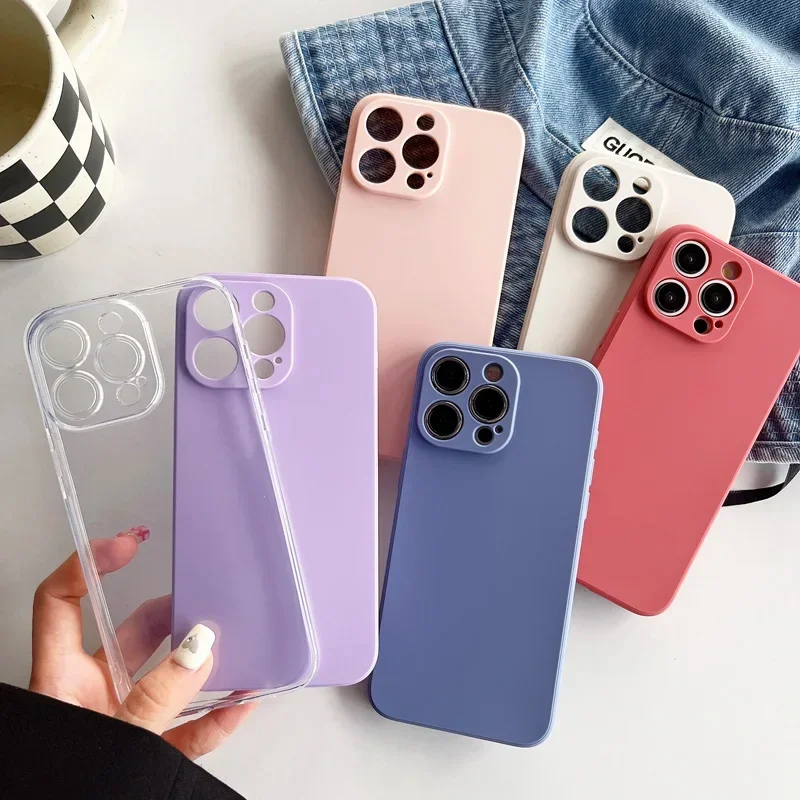 Wholesale Soft Phone Case for Redmi 14c Note 12 13 Pro Plus  Xiaomi Poco C65 C40 X5 M4 12t X4Pro Civi2 Silicone TPU Cover