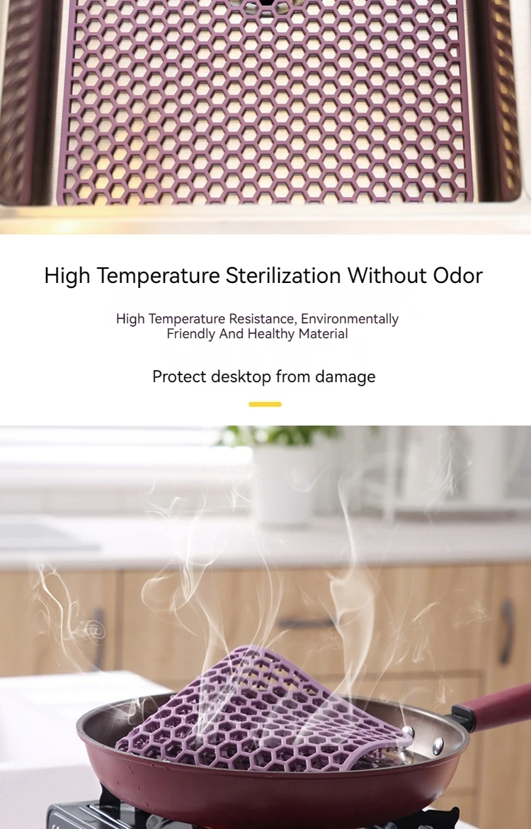 Silikon-Waschbeckenablauf, hohler Küchenfilter, Spritzmatte, Tischdekoration und Zubehör, Typ Stil, Material, Modellnummer, Funktion – Detail 1
