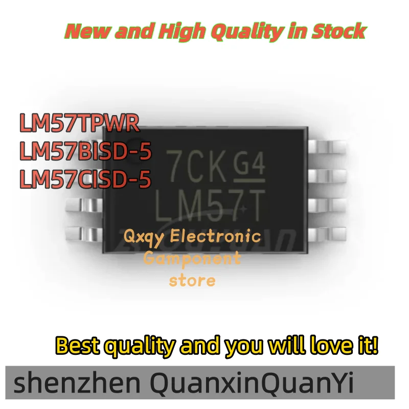10pcs new LM57TPWR LM57T LM57BISD-5 57B5 LM57CISD-5 57C5
