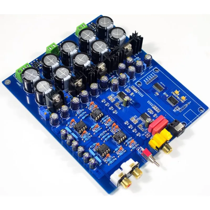 YJ-Dual Chip AK4396VF + AK4113 Deluxe Decoder DAC (Support Optical Fiber, Coaxial USB Input)