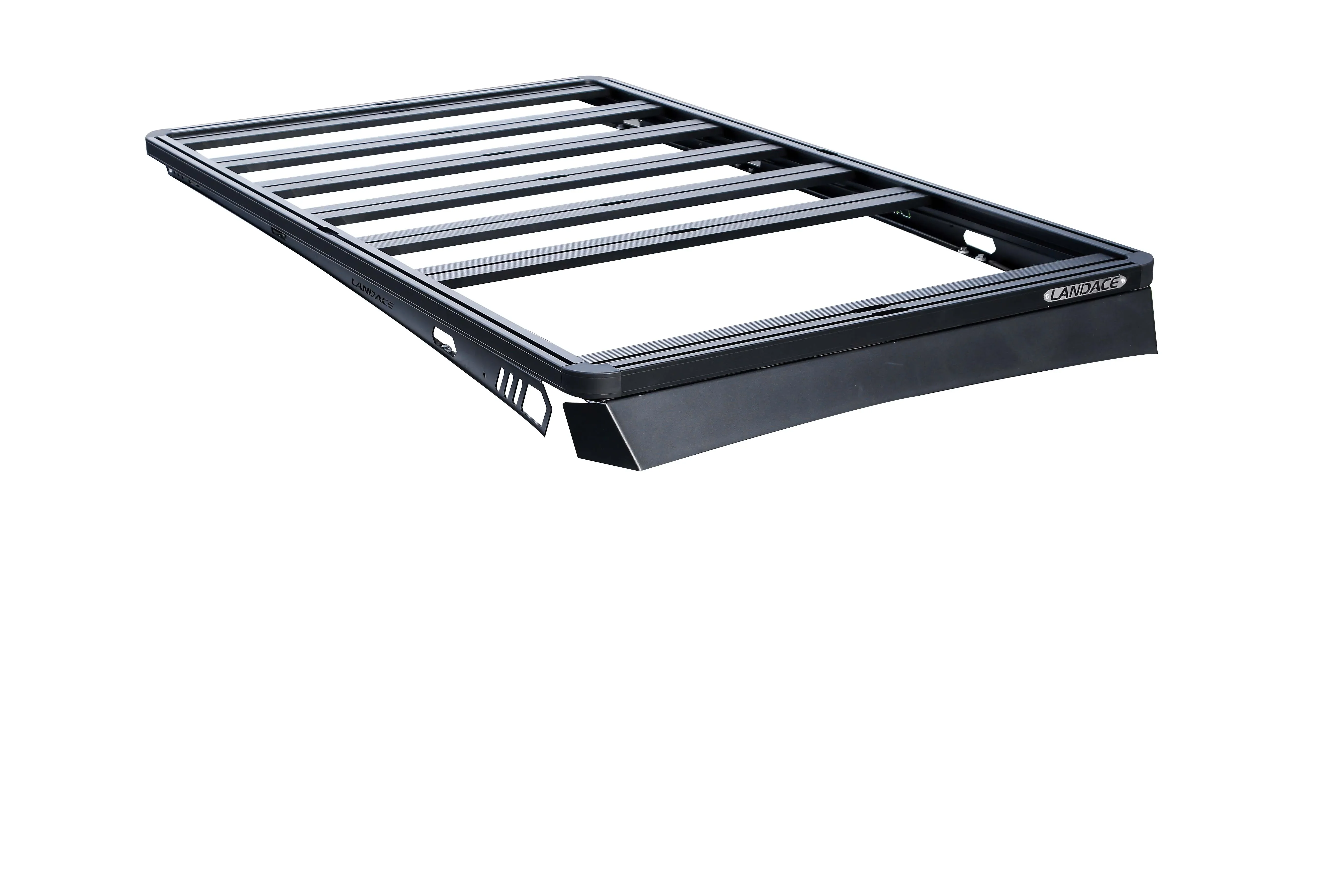 Universal Car Rack Roof 4X4 Aluminium Black Cargo Carrier Basket Roof Rack  for Toyota LC200 LC79 LC150！