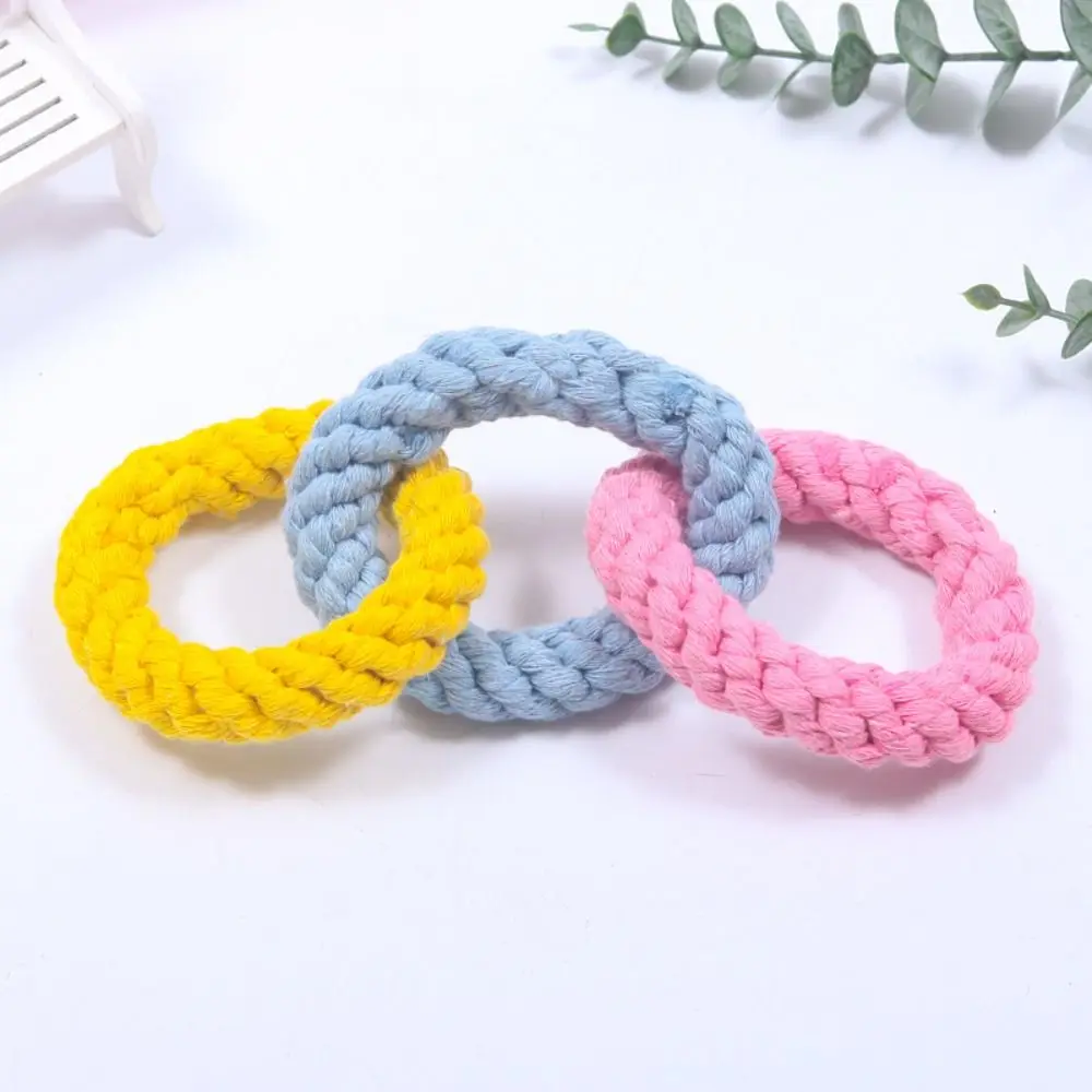 Hamster Toy Climbing Rope Toys Small Pets Bird Rope Swing Toy Hanging Cotton Rope Cage Accessories Play Toys Set