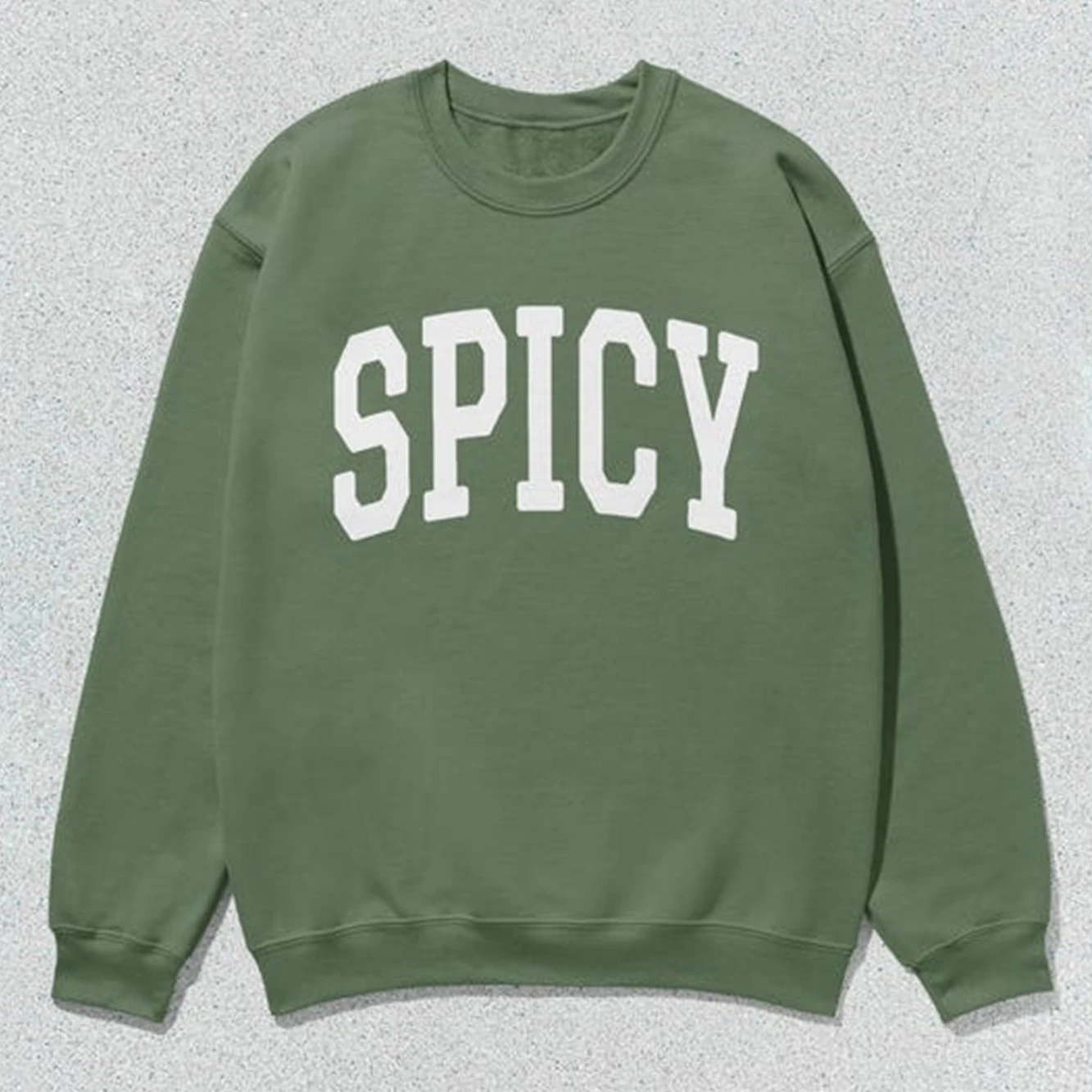 

Толстовка унисекс с принтом букв SPICY, женский весенний романтический пуловер с сердечками, джемпер унисекс, топ на годовщину, подарок