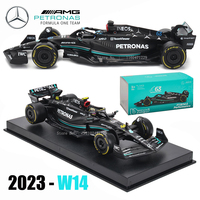 Bburago 1:43 W14 2023 44# Hamilton Mercedes-AMG Petronas F1 Team #63 Russell Alloy Car Die Cast Car Model Competition vehicles