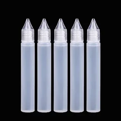 5pcs/lot 15ml/30ml White Plastic Glue Applicator Needle Squeeze Bottles For Paper Quilling DIY Scrapbooking Paper Craft Supplies