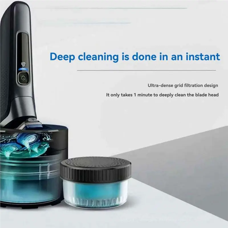 abbk-cc1-shaver-quick-cleaning-base-with-160ml-cleaning-liquid-for-s7000-s5000-s9000-electric-shaver-cleaner