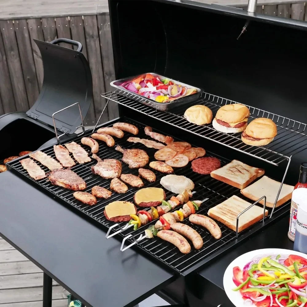 1200 Square Inches for Large Event Gathering Patio and Backyard Cooking BBQ Grill Barbecue Black Kitchen Dining Bar Home Garden