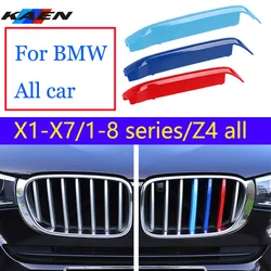 3pcs M Performance ABS Racing Grille Clip For BMW E90 F10 F11 E53 E70 E71 E84 F48 F15 F16 E87 E81 F30 F34 G20 E46 E60 E39 G30