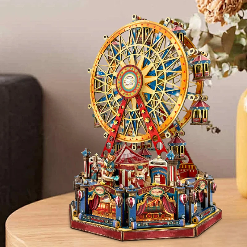 new-diy-wooden-century-ferris-wheel-musical-box-3d-puzzle-handcrafted-stereo-model-kit-wooden-assembly-toy-home-decor-gift-adult