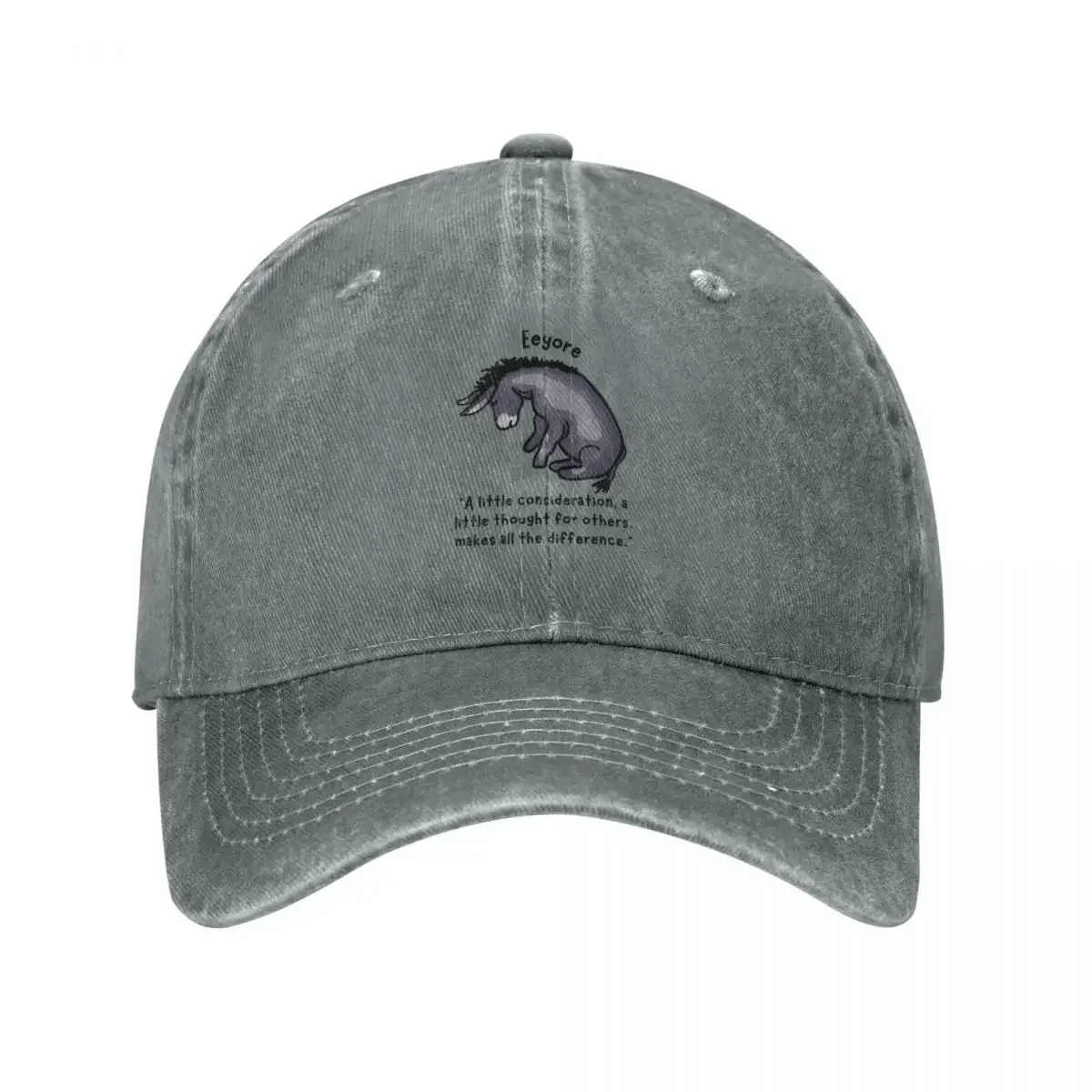 Eeyore Quote About Kindness Baseball Cap Anime Big Size Hat Hat Beach Women Hats Men's