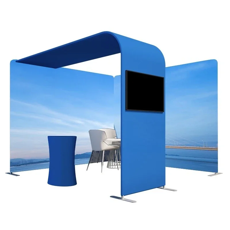 

Fast curtain show exhibition, booth, aluminum alloy can be reused, can be made