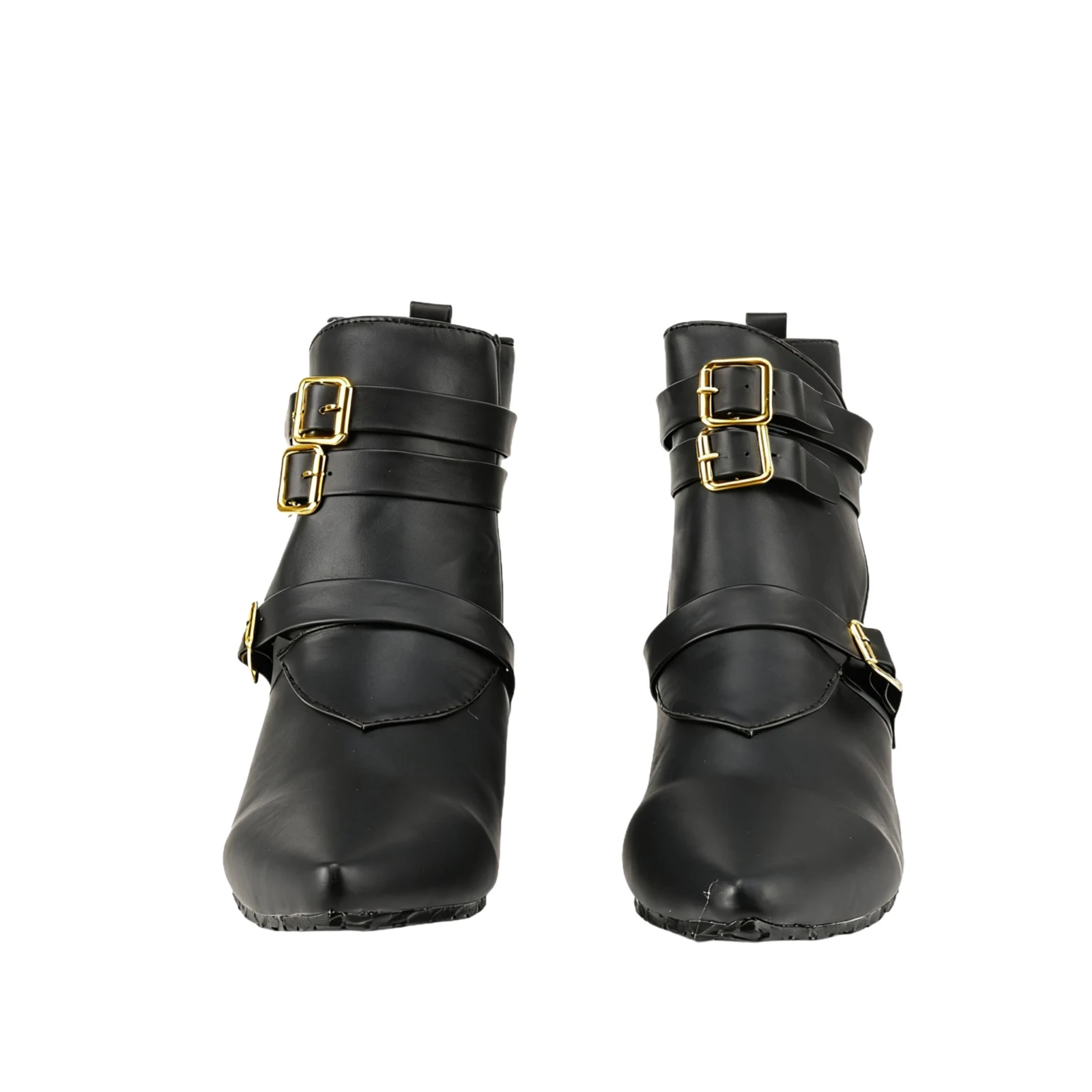 Men's Pointed Toe Renaissance Medieval Cosplay Boots, Vintage Pirate Viking Stage Shoes