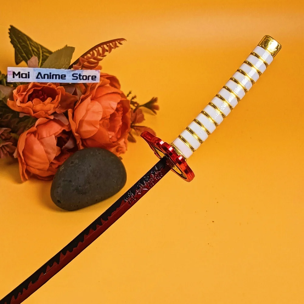 9.8in demon slayer katana ninja espada ninja faca original samurai sabre anime rengoku tamanho real japonês katana espada brinquedo presente