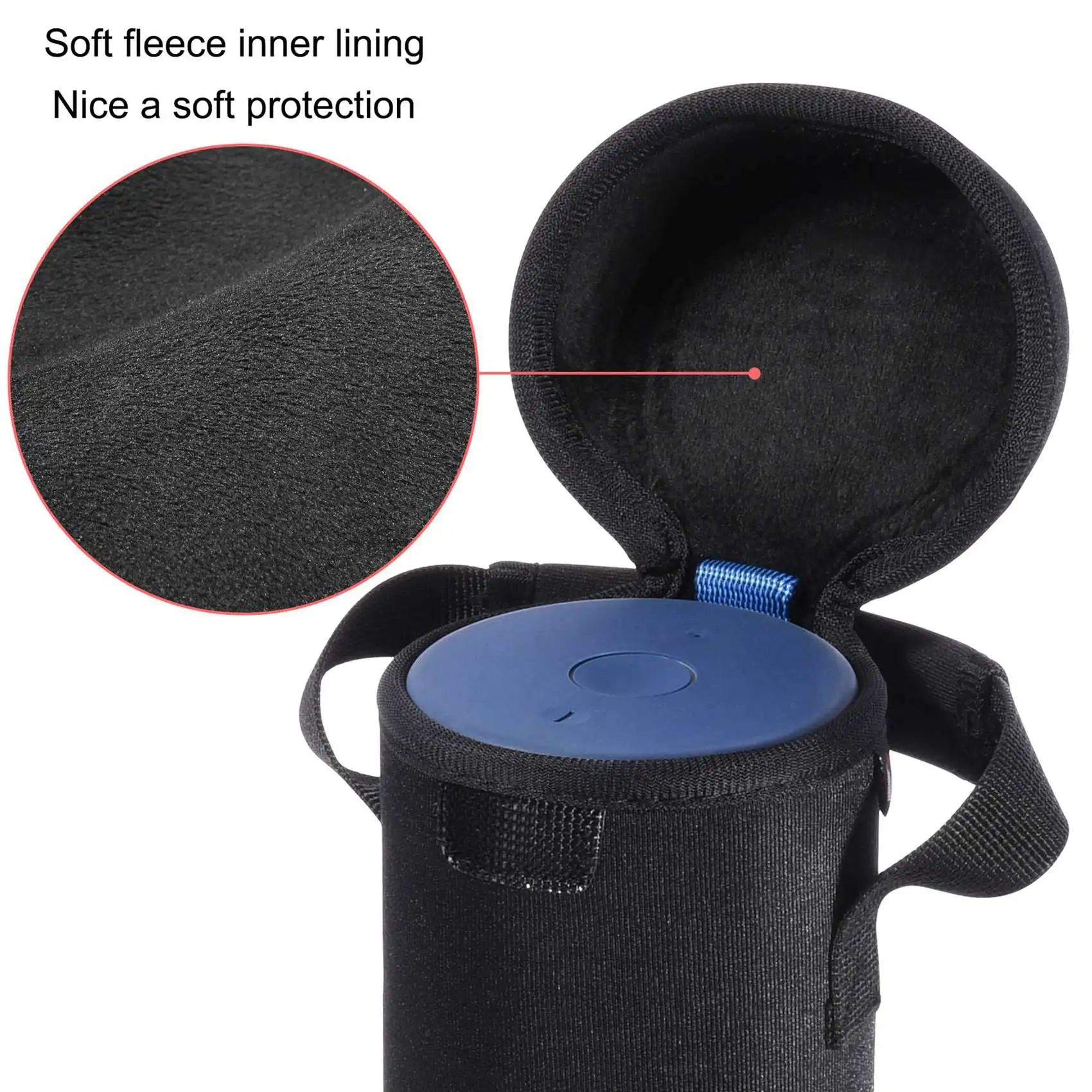 Reliable-Portable Speaker Case for UE Boom 3 Outdoor Carrying Thick Protective Bag Pouch-ABDQ