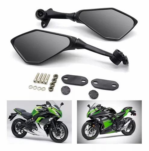 Imagen 1 del producto Espejo retrovisor de motocicleta para Kawasaki Ninja 250 250SL 300 ZX6R H2R 2013-2016 NINJA 400 650 1000 2017-2020 retrovisor de Moto