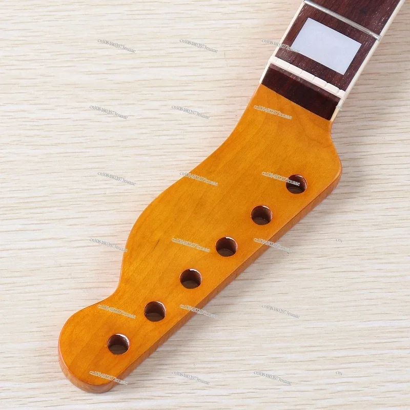 

TL Neck 6 Strings 21 Grid Maple Folded Edge Yellow Bright Light Color Neck Redwood Fingerboard