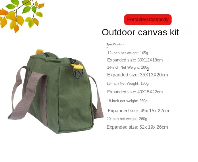 Imagem -05 - Multi-purpose Canvas Tool Kit Pendurado Zipper Carrier Tote de Armazenamento Hardware Organizer