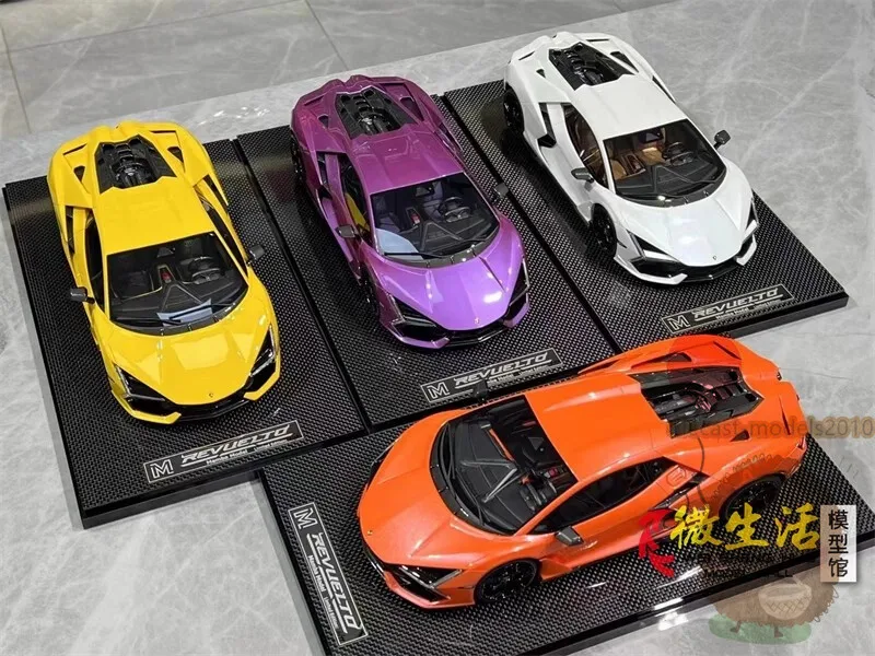 

mamba 1/18 NEW Lamborghini Reveulto Limited Supercar Resin Diecast Model Car Toy