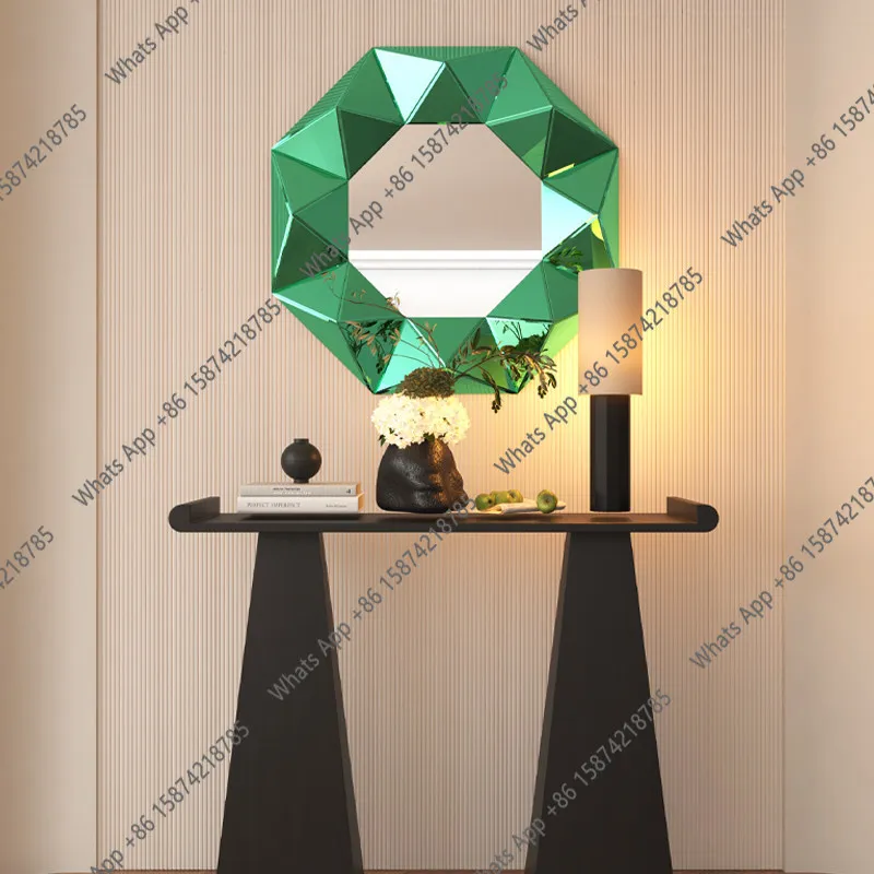 Modern Simple Half Body Standing Wall Wall Makeup Mirror Dressing Mirror Square Size Special-shaped