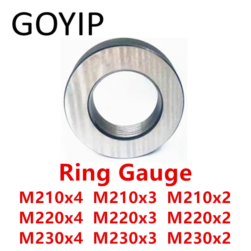 

M210 M220 M230 6G Metric Thread Ring Gauge Go And No-Go Gage Support Customized