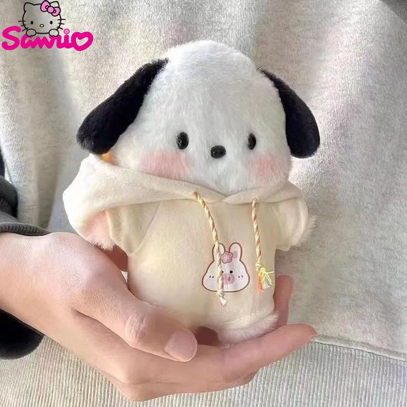 Pochacco chaveiro sanrio bonito boneca menina diy saco pingente kawaii decoração do quarto crianças travesseiro casal presente bonito presente de natal