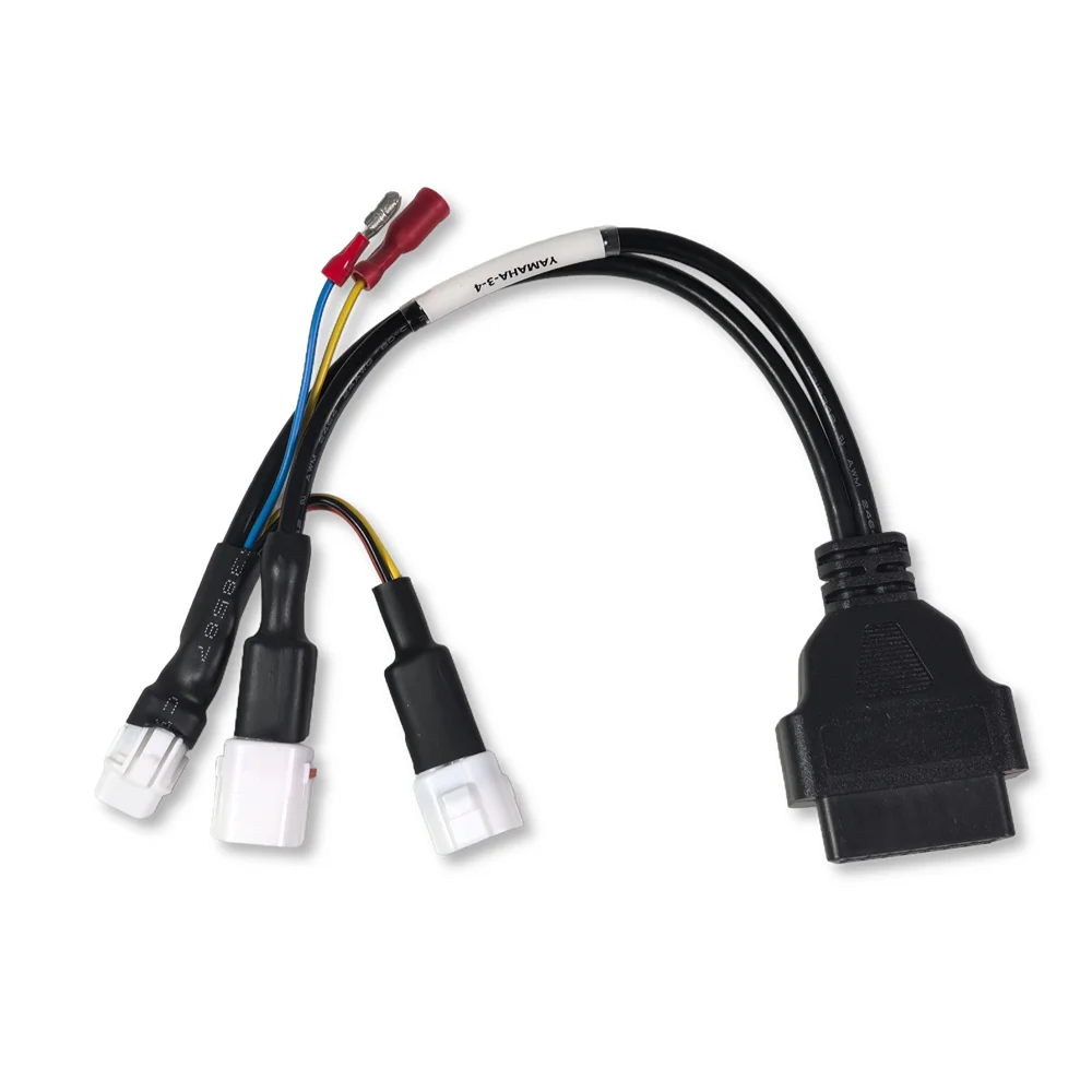 For Yamaha 3pin +4pin for Honda 4pin Motorcycle Cable 3IN1 Motor Extension Cable OBD Diagnostic Connector Adapter