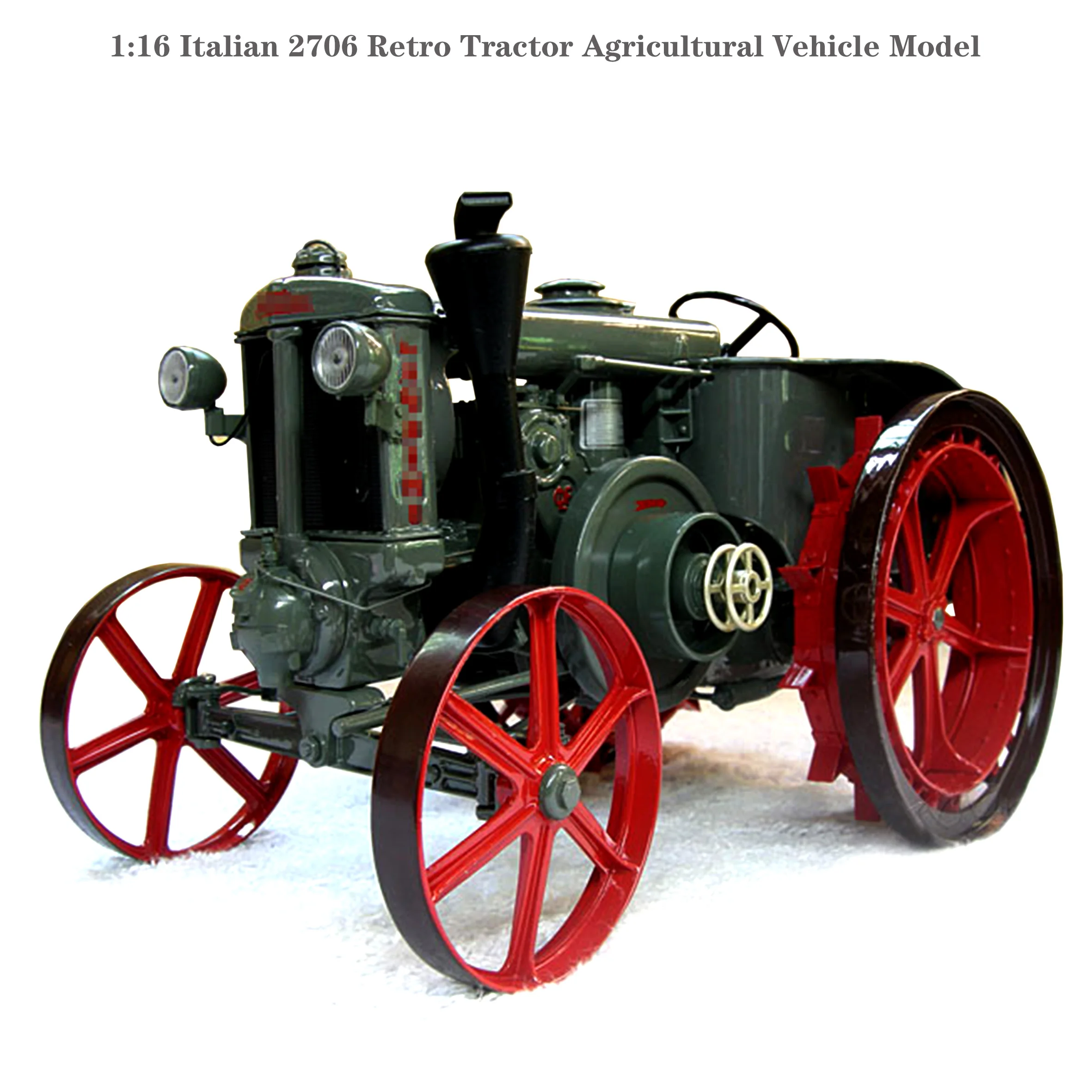 

Rare 1:16 Italian 2706 Retro Tractor Agricultural Vehicle Model Alloy Collection Model