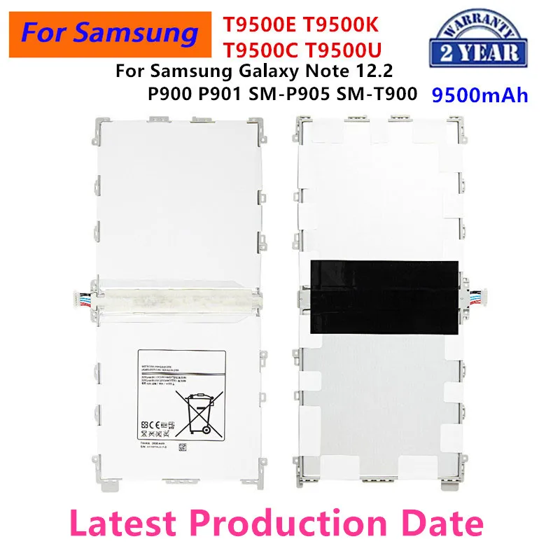 

Brand New Tablet T9500E T9500K T9500C T9500U Battery 9500mAh For Samsung Galaxy Note 12.2 P900 P901 P905 T900 P900