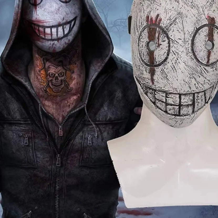 Legion Frank Latex Mask Adjustable for Dead by Daylight Halloween Cosplay Costume Accessory Prop Party Mask