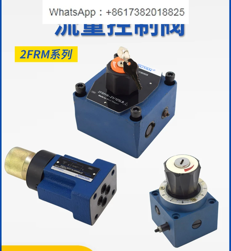 

2FRM5 Flow Valve 2FRM6A76 2FRM10-21/50L Hydraulic Speed Control Valve 2FRM16 Rectifier Plate Z4S10