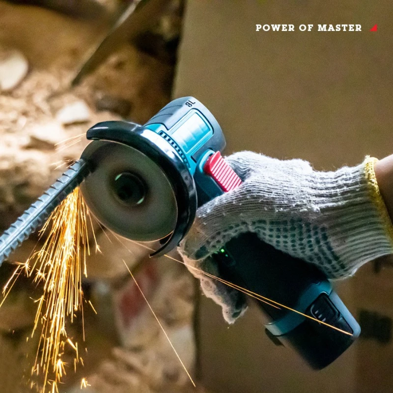 Imagem -06 - Elétrica Brushless Angle Grinder Polimento e Moagem Machine Mini Cordless Cutting Diamond Cutting 12v 19500rpm