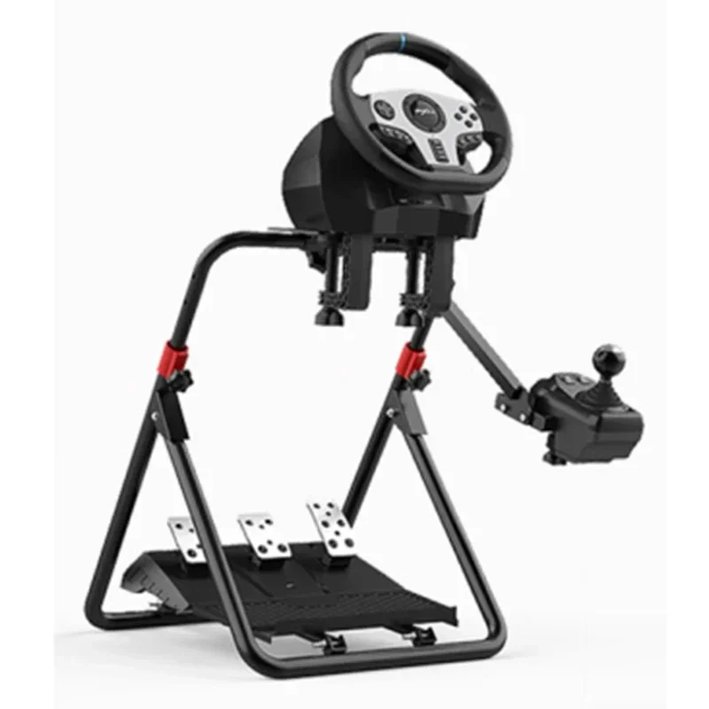 New Upgrade Play Steering Wheel Bracket, Gear Lever Bracket, H Gear Pedal, Home Computer Pc Racing Simulation Folding Bracket
