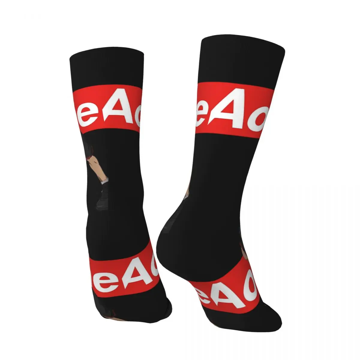 Funny Crazy Compression Sock for Men Daiki Hip Hop Vintage Kuroko No Basket Sports Anime Series Happy Seamless Boys Crew Sock