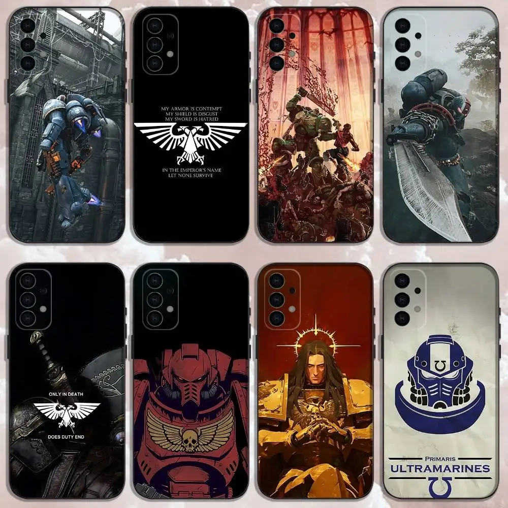 

W-WarhammerS Game Phone Case For Samsung Galaxy A13,A21s,A22,A31,A32,A52,A53,A71,A80,Soft Black Shell