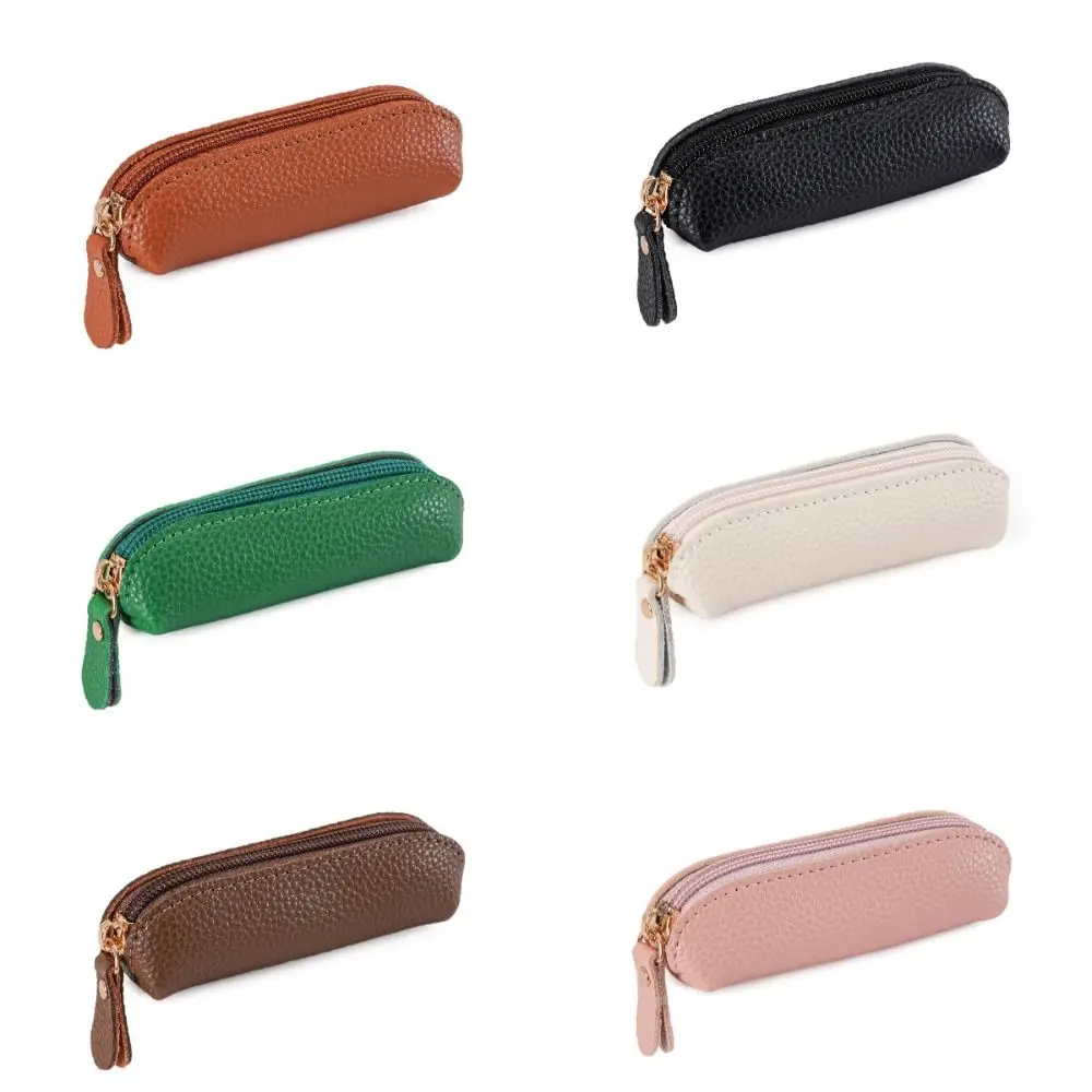 

Кошелек мини из искусственной кожи с застежкой-молнией, портмоне для монет, портативный, компактный дизайн, маленький кошелек для личного использования