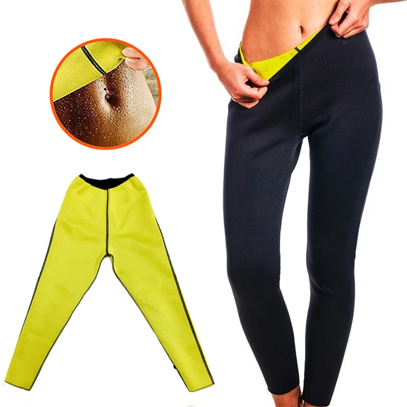 Neoprenowe spodnie dresowe do sauny legginsy gimnastyczne kobiety bielizna modelująca urządzenie do modelowania sylwetki gorset modelujący talię spalanie tłuszczu trening Fitness spodnie wyszczuplające