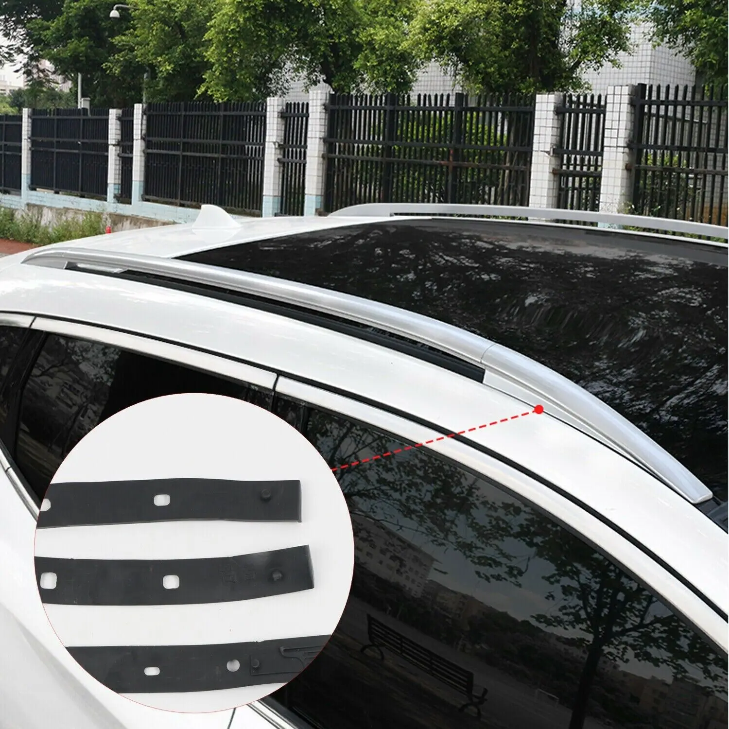 For Nissan Qashqai J11 2014-2021 Car Exterior Accessories Aluminium Alloy Car Roof Roof Rack Luggage Carrier Side Bars Rails