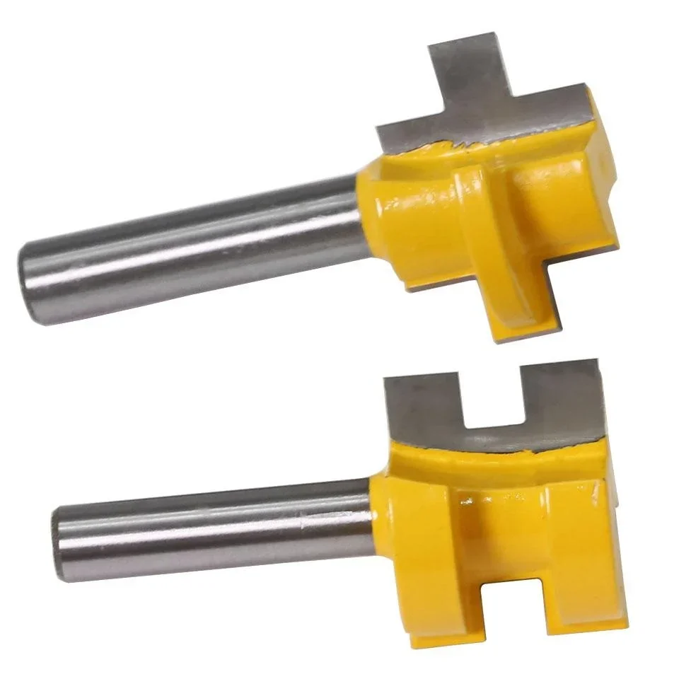 Delysia King 2pcs/set 8mm Square tenon cutter/plank splicing cutter