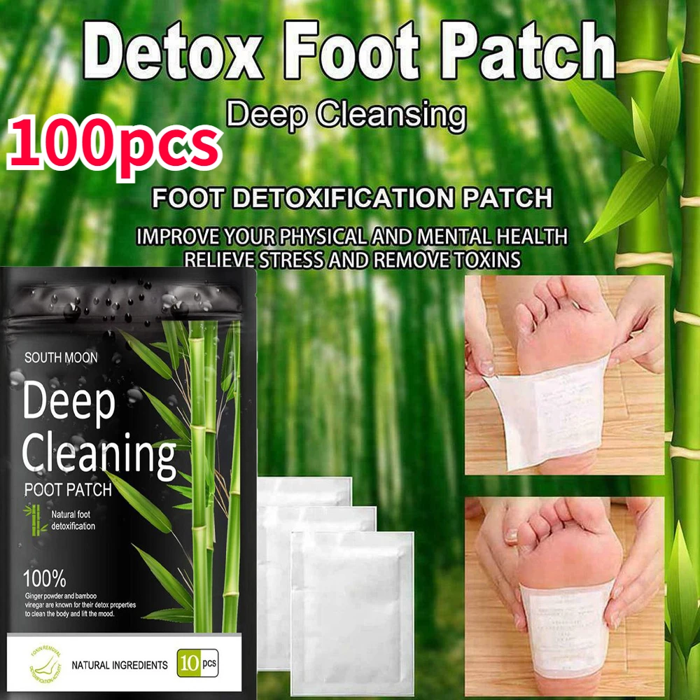 Dropshipping Detox Cleansing Foot Patches Pads Body Toxins Feet Slimming Herbal Adhesive for Stress Relief Sleep