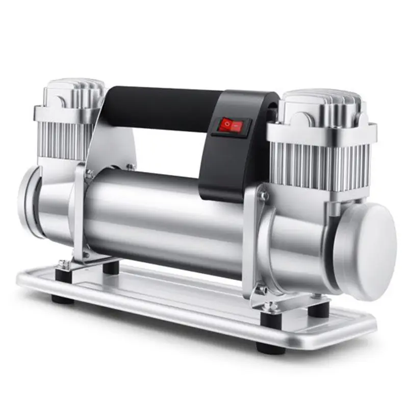 580W High - Power All - Metal Double - Cylinder Car Air Pump: Ideal for Fast Off Road and Play Sand, with High Pressure Comp