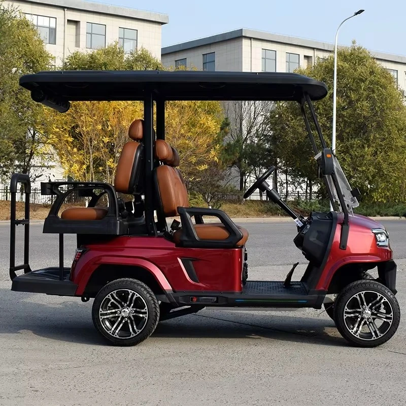 High Speed 48V Lithium Battery Custom Golf Cart 4 Seater Electric Golf Buggy Factory Direct
