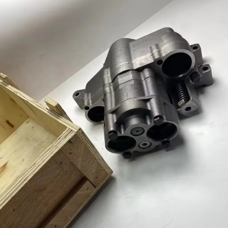Excavator Engine Oil Pump C18 198-1508 Compatible D8R Diesel Engine High Quality 6 Months Warranty Construction Machinery Parts