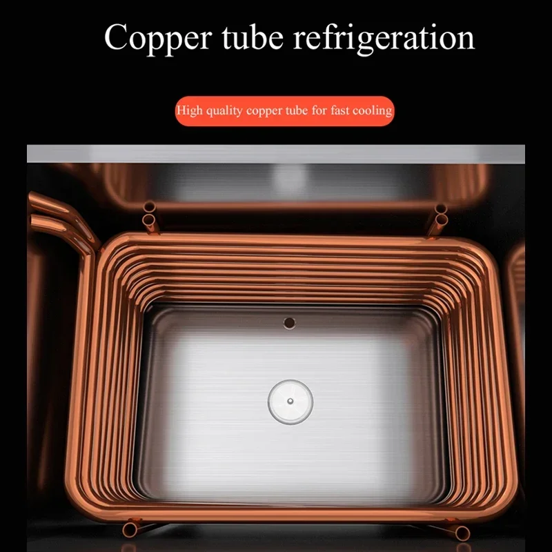 Ice Cream Maker Machine LCD Touch Screen With Compressor, 4 Modes, Adjusted Speed Frozen Ice Cream Yogurt Machine