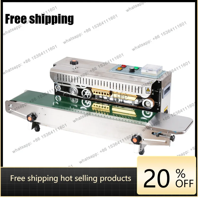 FR-900 Automatic Sealing Machine, Plastic Bag, Cowhide Bag, Film, Bag Continuous, Sealing Machine