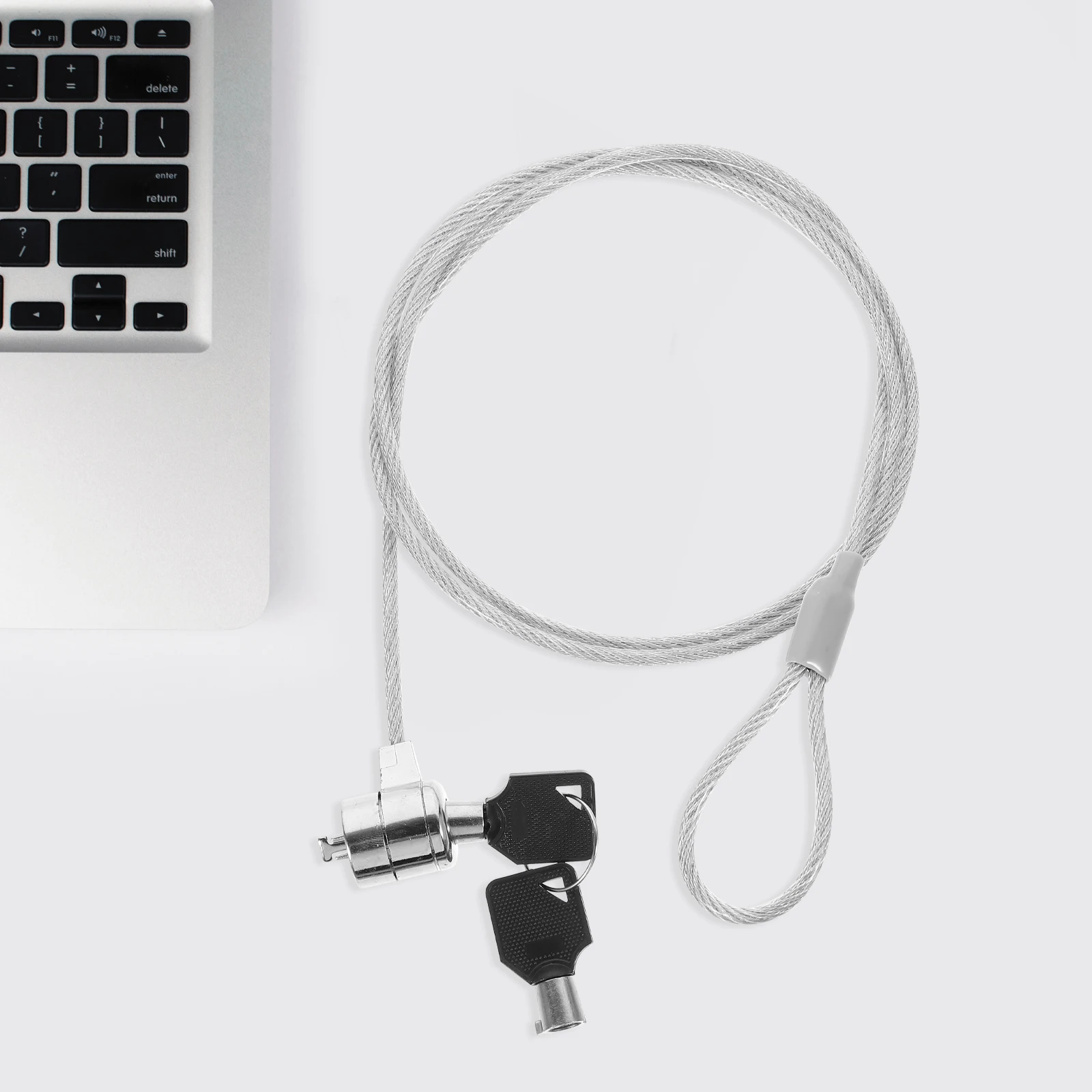 

2 Sets Notebook Security Cable Cable Computer Lock For Tablet Security Laptop Lock Notebook Alloy Safe Wire Office Hardware