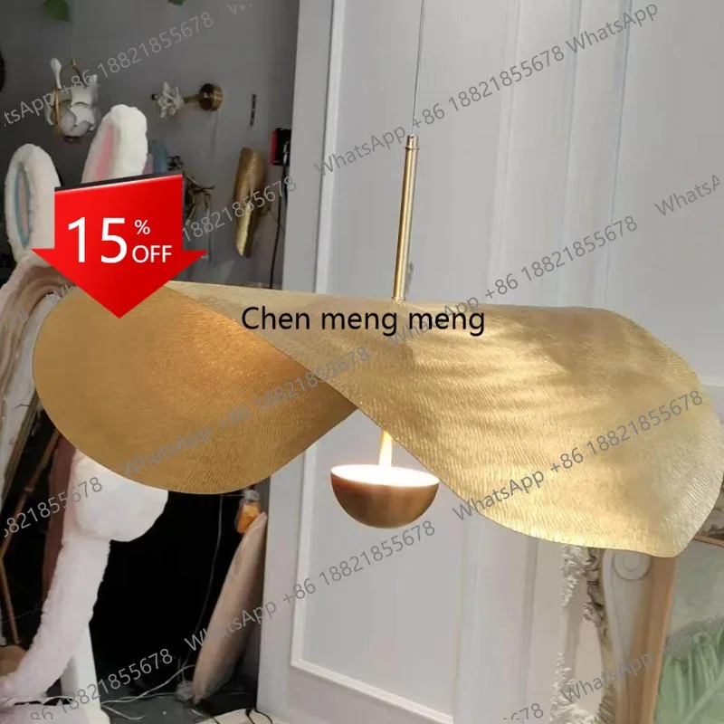 

E153 Постмодернистская люстра из цельной меди для ресторанов, клубов, вилл, роскошная художественная люстра для двухуровневых помещений