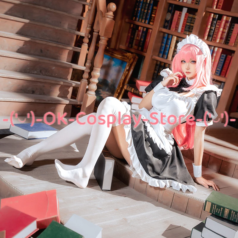 Anime BOCCHI THE ROCK Cosplay Costume Yamada Ryo Ijichi Nijika Kita Ikuyo Maid Dress Halloween Carnival Uniforms Custom Made