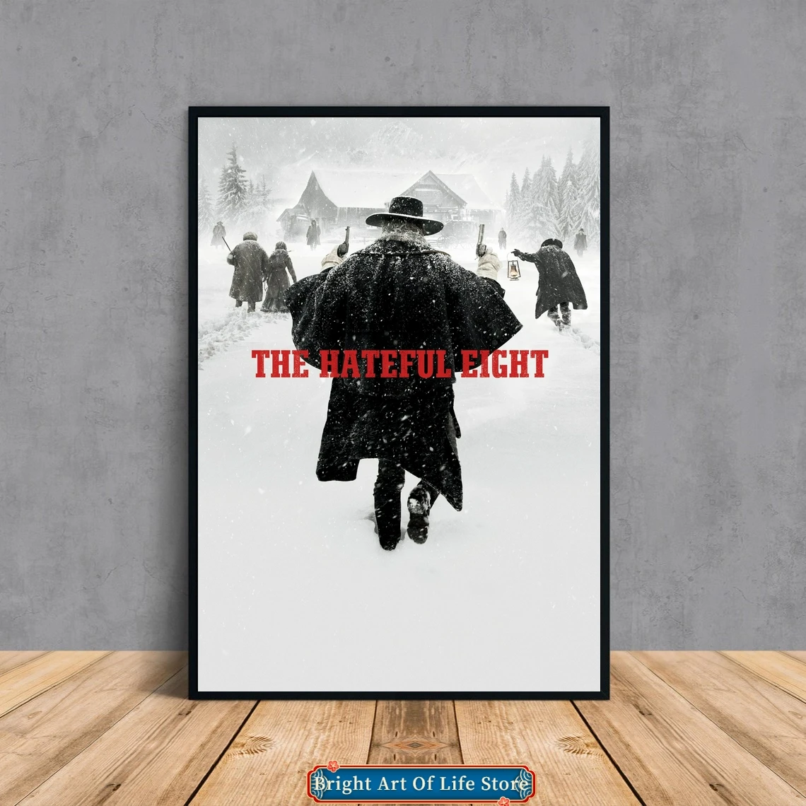

The Hateful Eight (2015) Classic Movie Poster Cover Photo Canvas Print Apartment Home Decor Wall Painting (Unframed)